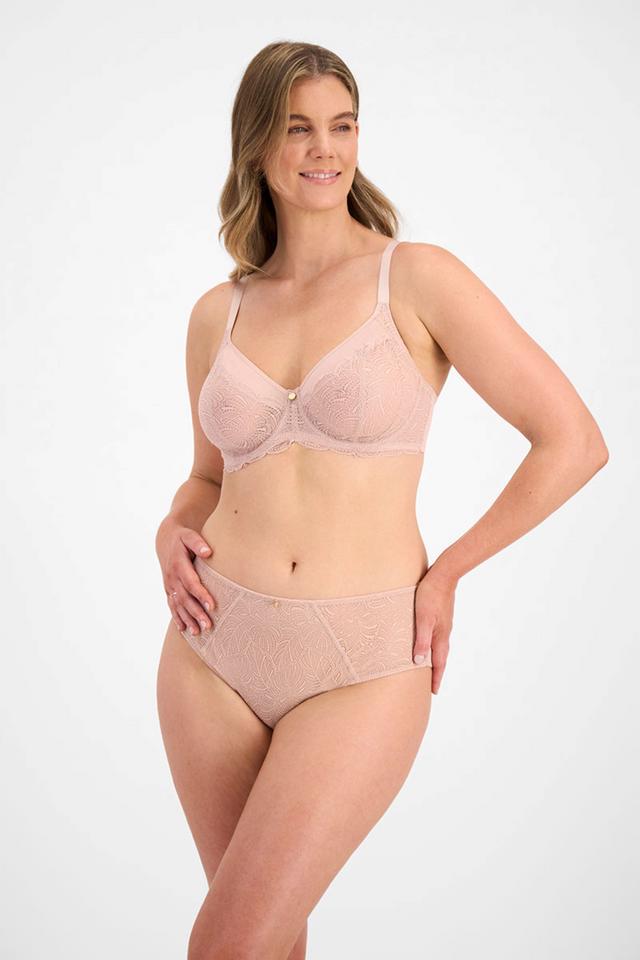 Berlei Lift & Shape Minimiser Bra - Nude Lace