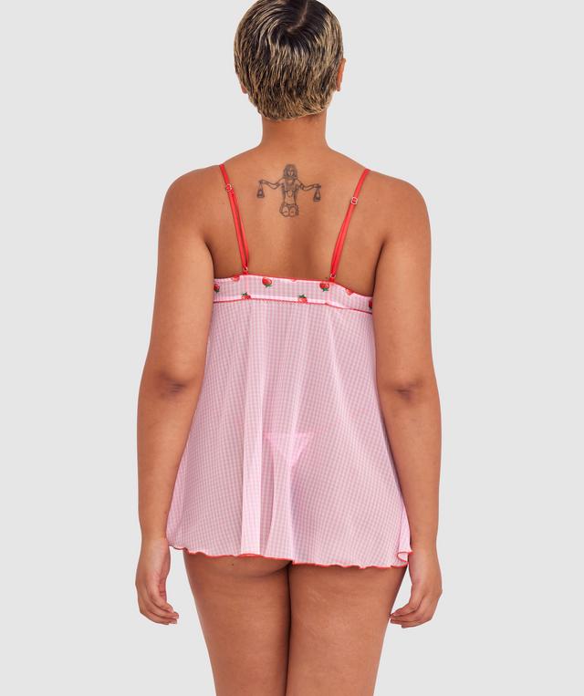 Berry Cute Babydoll - Print Check