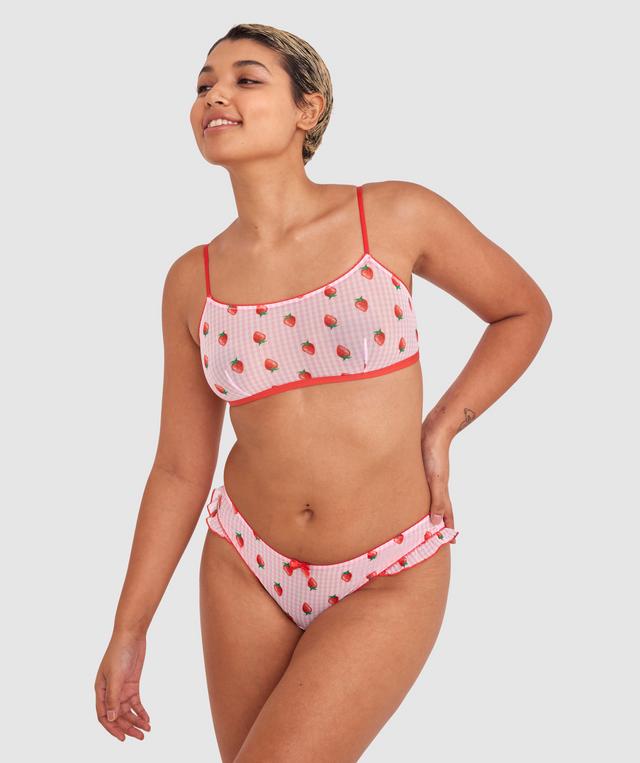 Berry Cute Bralette - Print Check