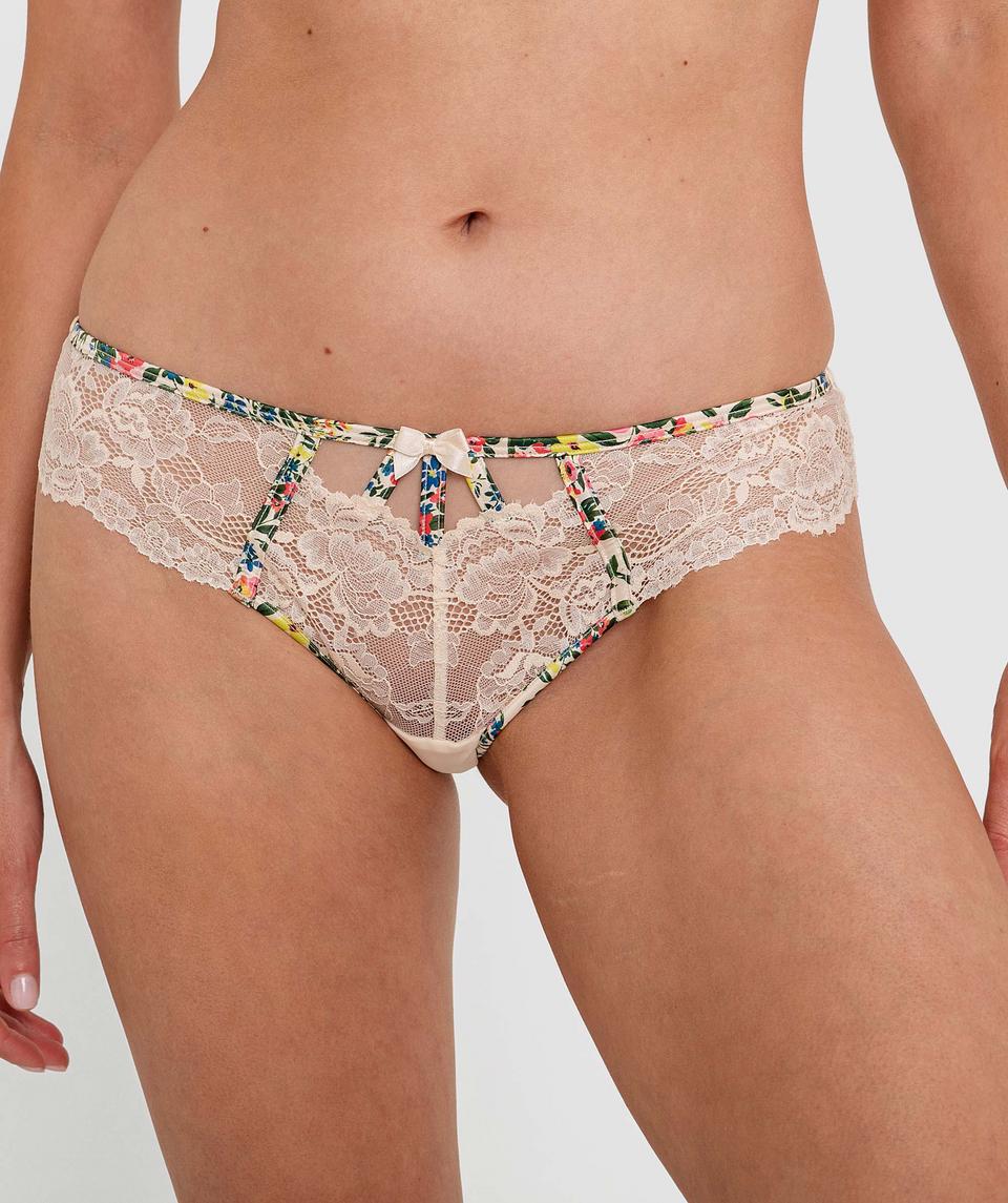 Bethany Brazilian Knicker - Cream
