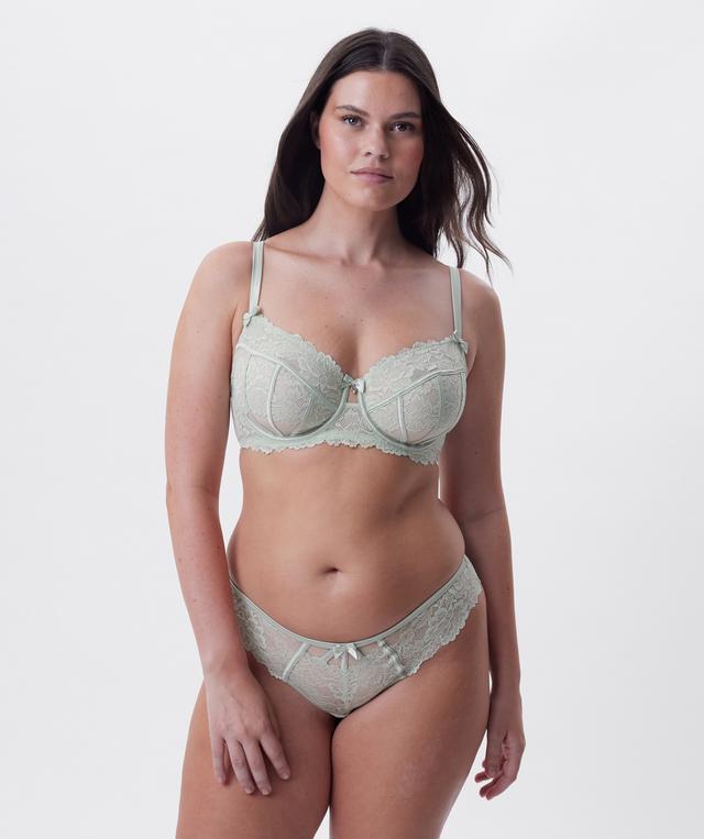 Bethany Brazilian Knicker - Light Green