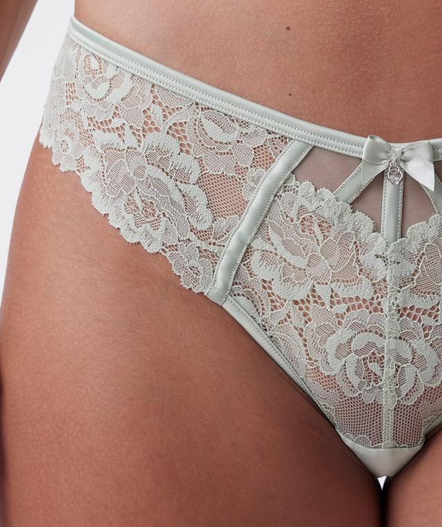 Bethany Brazilian Knicker - Light Green