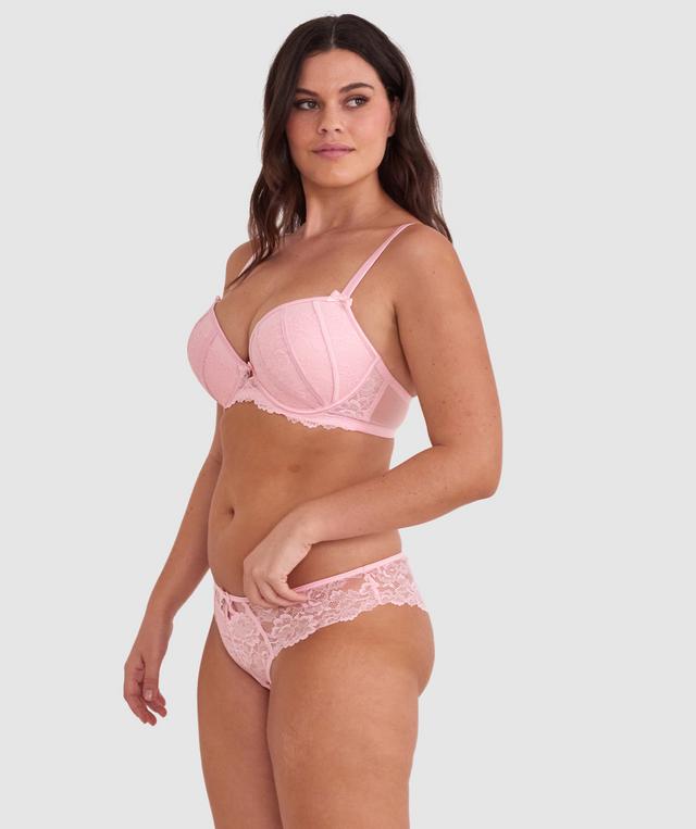 Bethany Brazilian Knicker - Pale Pink