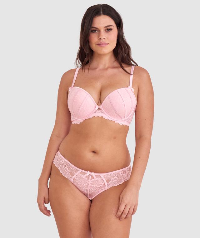Bethany Brazilian Knicker - Pale Pink