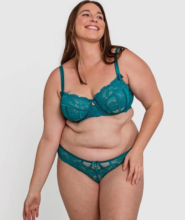 Bethany Brazilian Knicker - Teal