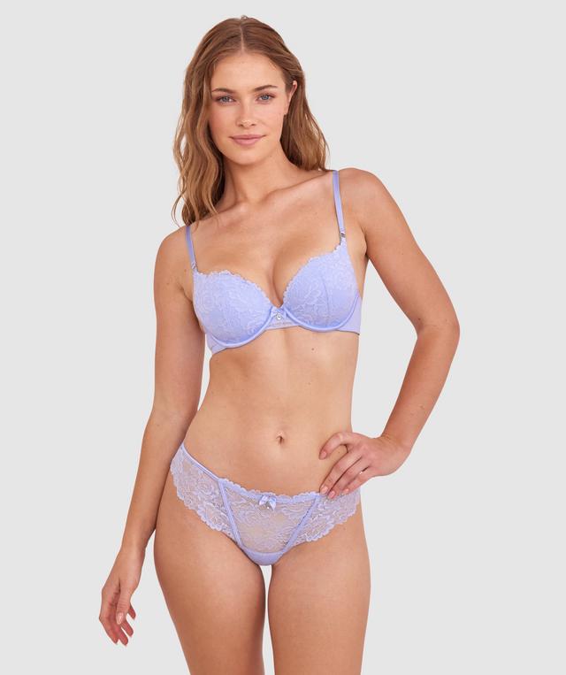 Bethany Essentials Contour Plunge Bra - Pale Blue