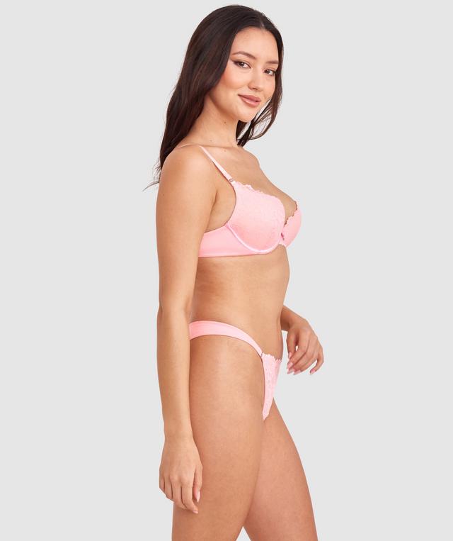 Bethany Essentials Double Push Up Bra - Light Pink