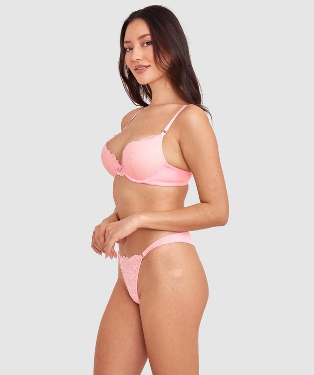 Bethany Essentials Double Push Up Bra - Light Pink