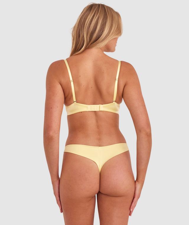 Bethany Essentials Double Push Up Bra - Light Yellow