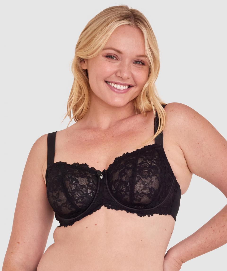 Bethany Essentials Full Coverage Underwire Bra - Black