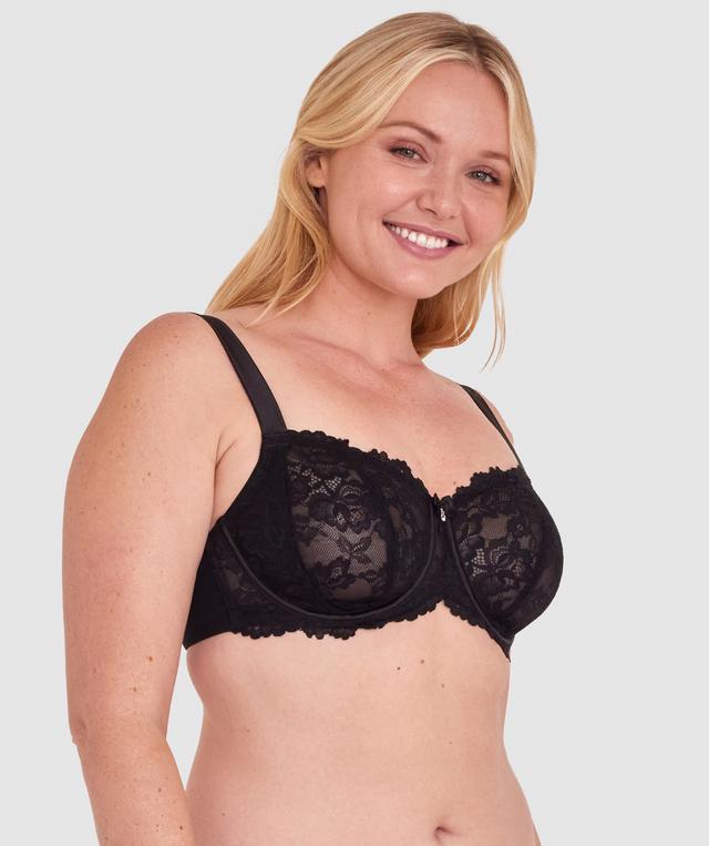 Bethany Essentials Full Coverage Underwire Bra - Black