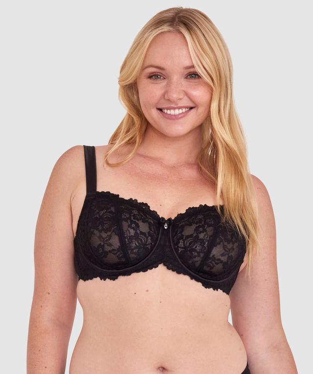 Bethany Essentials Full Coverage Underwire Bra - Black