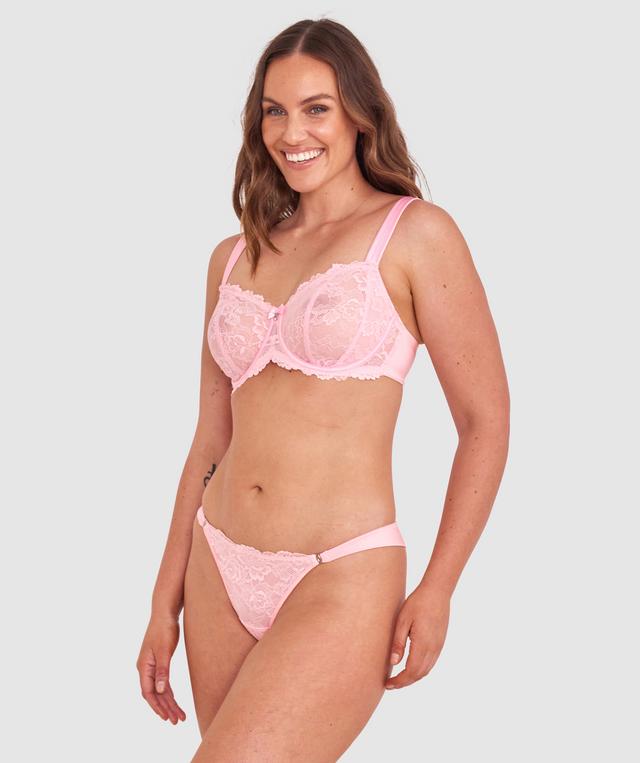 Bethany Essentials Full Coverage Underwire Bra - Light Pink