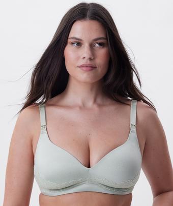 Bethany Essentials Maternity Full Cup Wirefree - Light Green