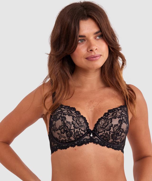 Bethany Essentials Push Up Bra - Black