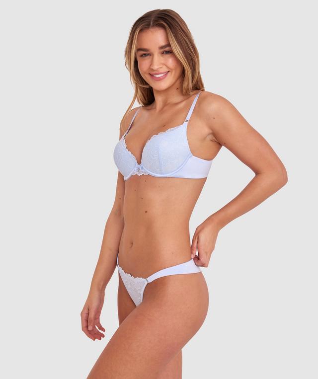 Bethany Essentials Push Up Bra - Light Blue