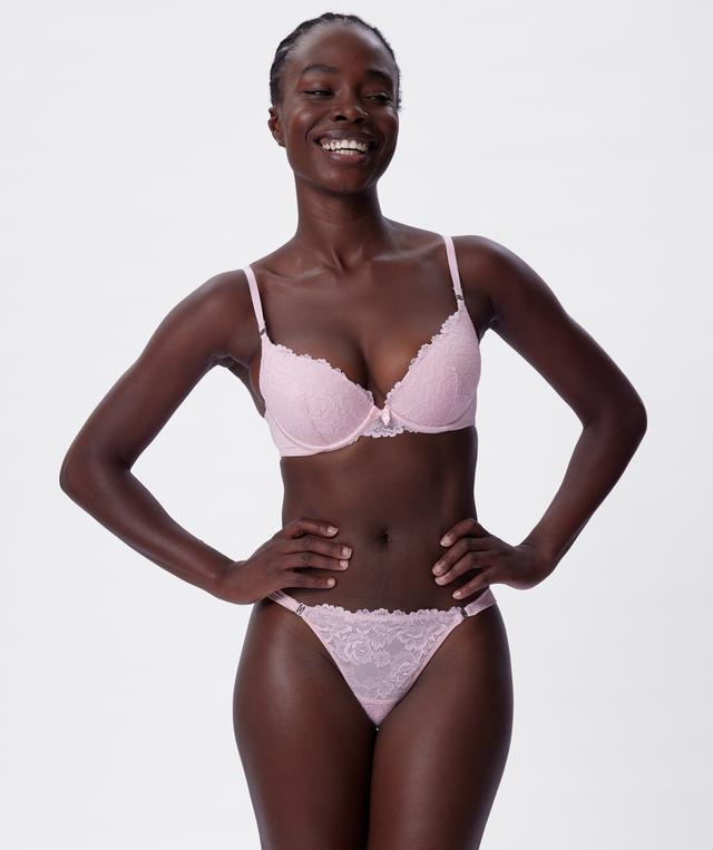 Bethany Essentials Double Push Up Bra - Light Pink