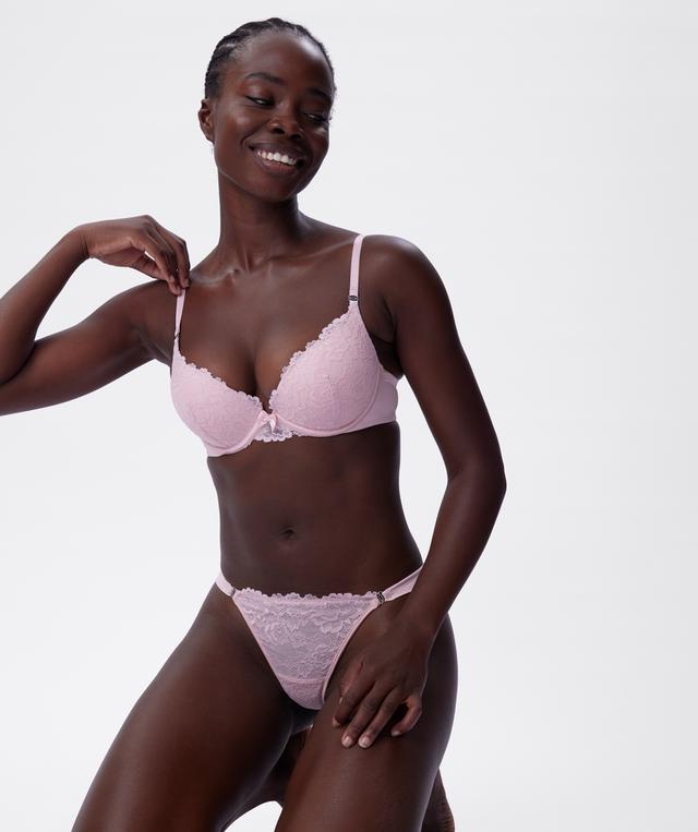 Bethany Essentials Double Push Up Bra - Light Pink