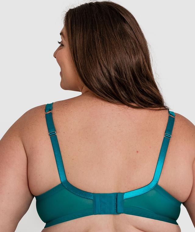 Bethany Full Cup Balconette Bra - Teal