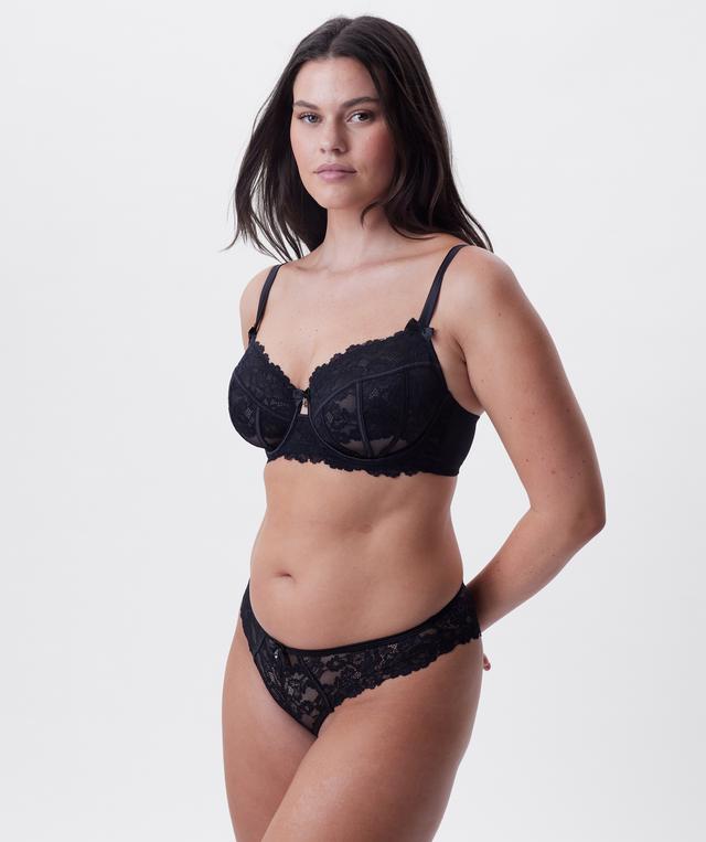 Bethany Full Cup Underwire Bra - Black