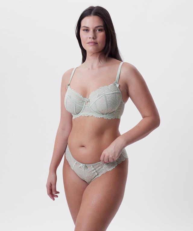 Bethany Full Cup Underwire Bra - Light Green