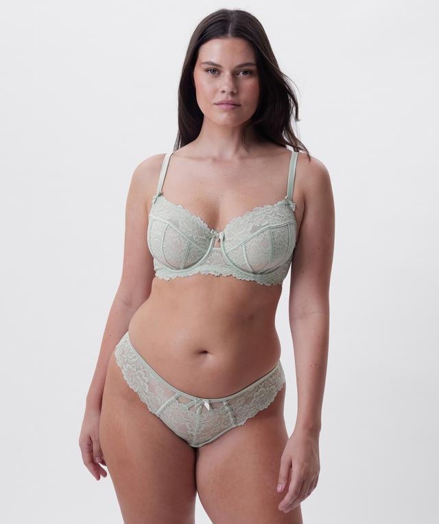 Bethany Full Cup Underwire Bra - Light Green