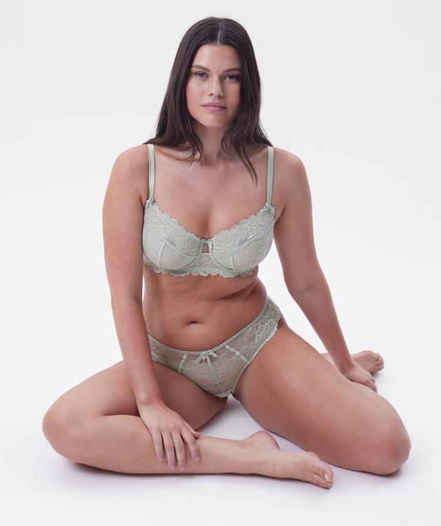 Bethany Full Cup Underwire Bra - Light Green