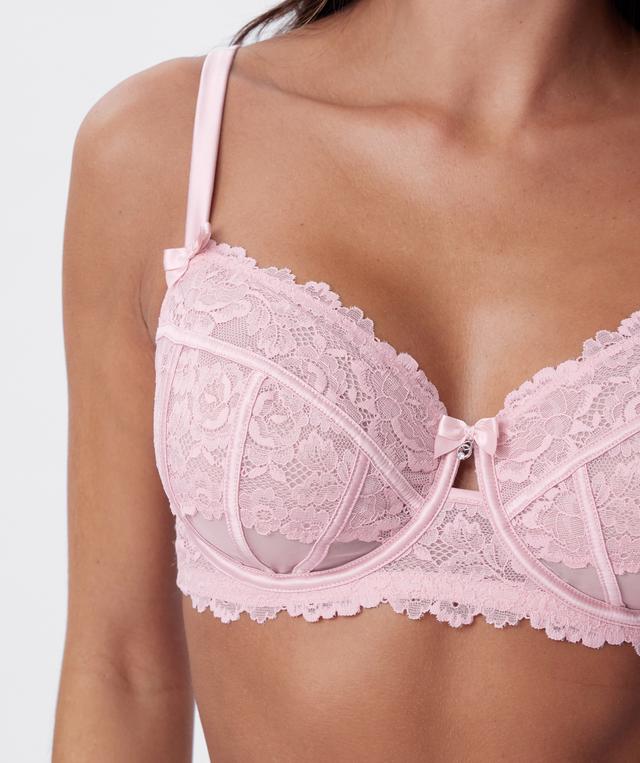 Bethany Full Cup Underwire Bra - Light Pink