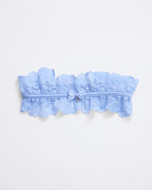 Bethany Garter - Pale Blue