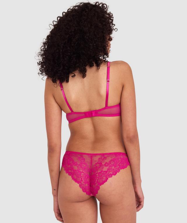 Bethany Push Up Bra - Dark Pink