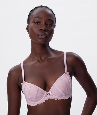 Bethany Push Up Bra - Light Pink
