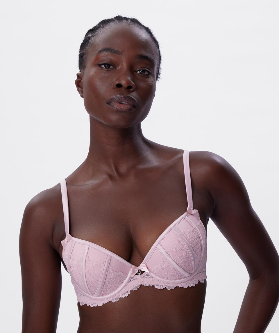 Bethany Push Up Bra - Light Pink