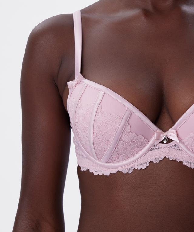 Bethany Push Up Bra - Light Pink