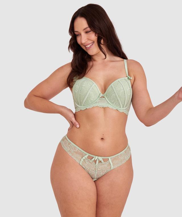 Bethany Push Up Bra - Olive