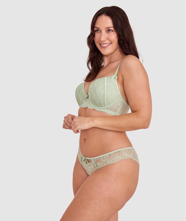 Bethany Push Up Bra - Olive