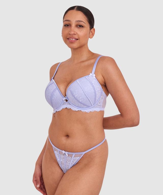 Bethany Push Up Bra - Pale Blue 1