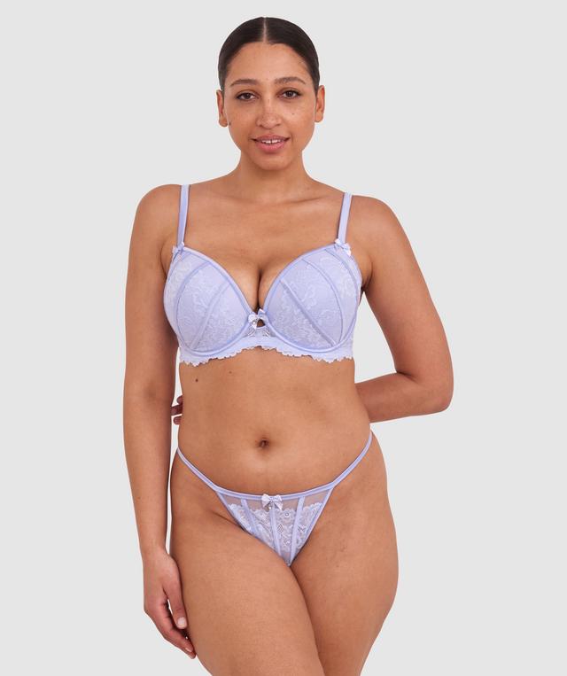 Bethany Push Up Bra - Pale Blue 1