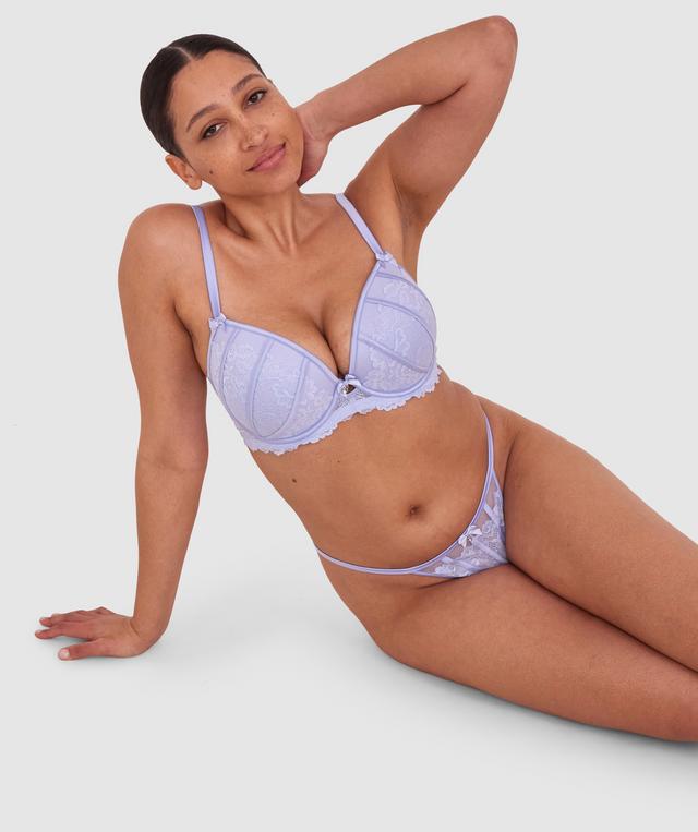 Bethany Push Up Bra - Pale Blue 1