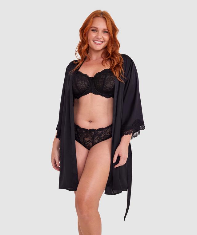 Bethany Short Wrap - Black