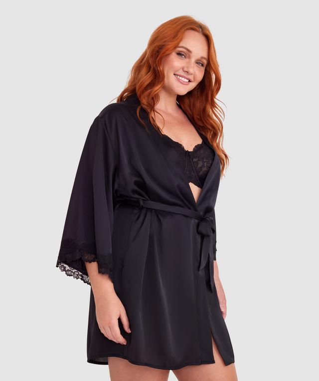Bethany Short Wrap - Black