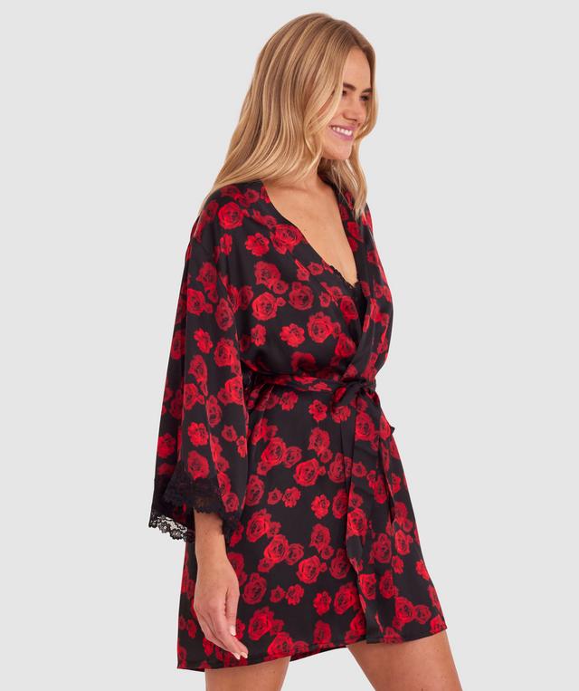 Bethany Short Wrap - Floral Print