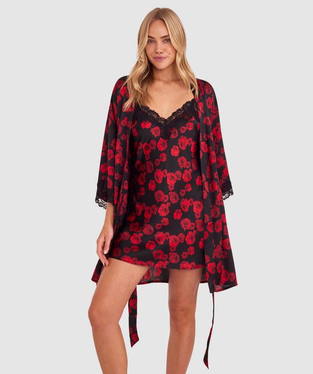 Bethany Short Wrap - Floral Print