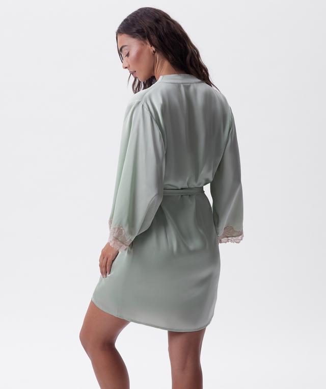 Bethany Short Wrap - Light Green