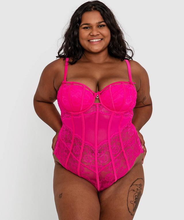 Bethany Sleeveless Bodysuit - Pink