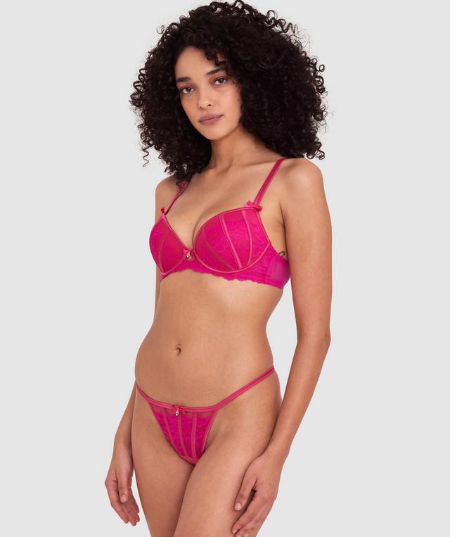 Bethany String - Dark Pink