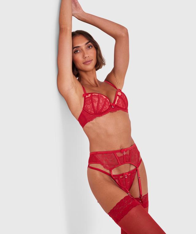 Bethany Suspender - Red