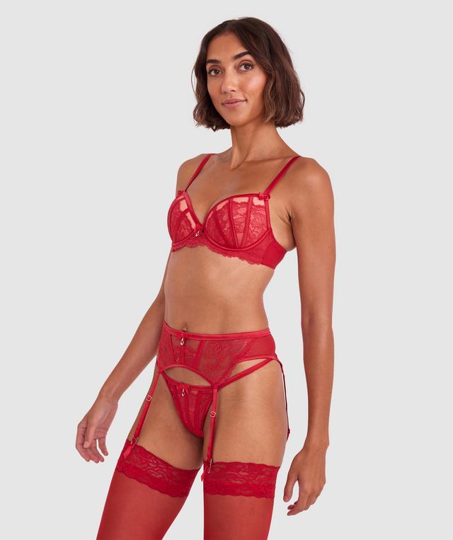 Bethany Suspender - Red