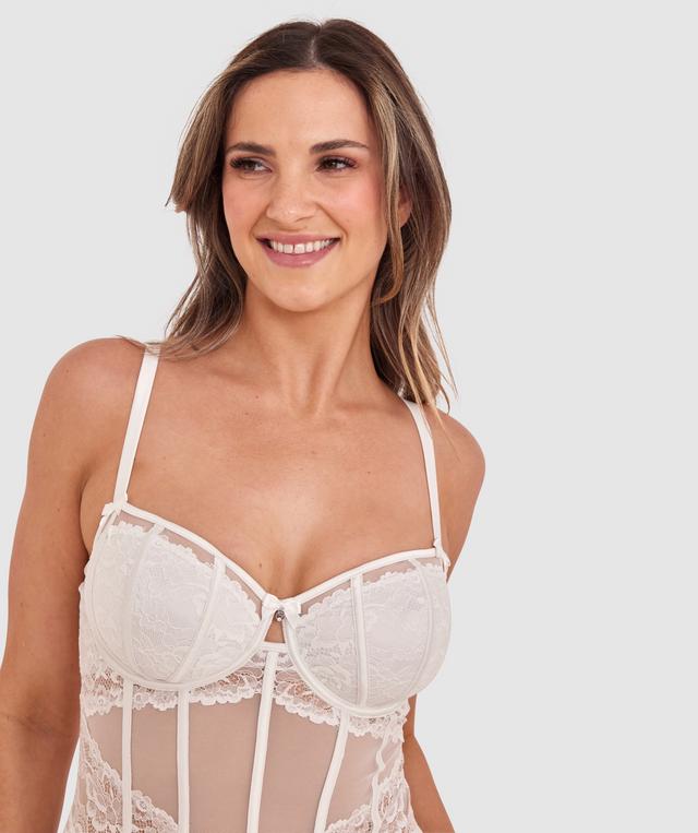 Bethany Underwire Bodysuit - Ivory