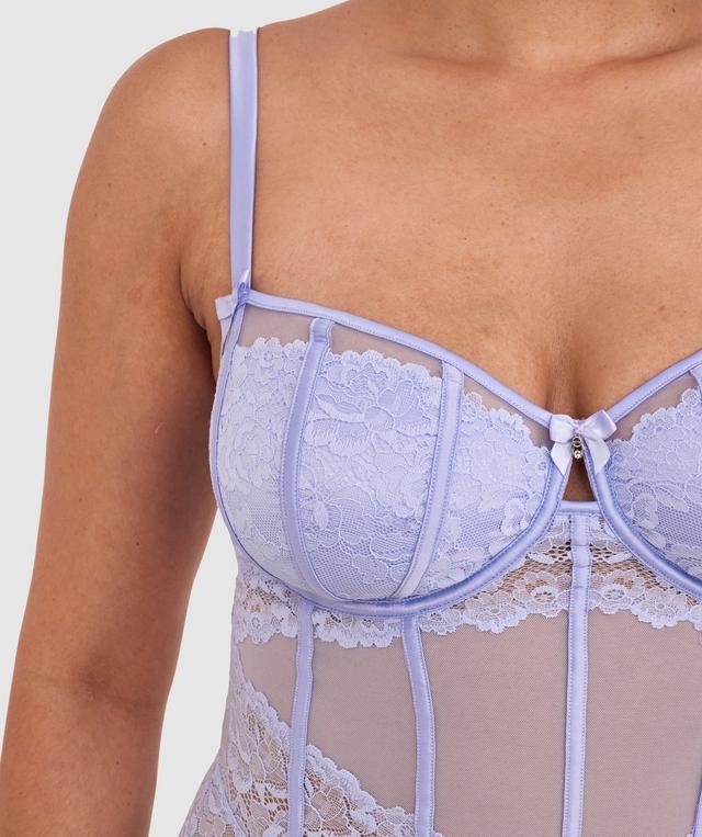 Bethany Underwire Bodysuit - Pale Blue 1