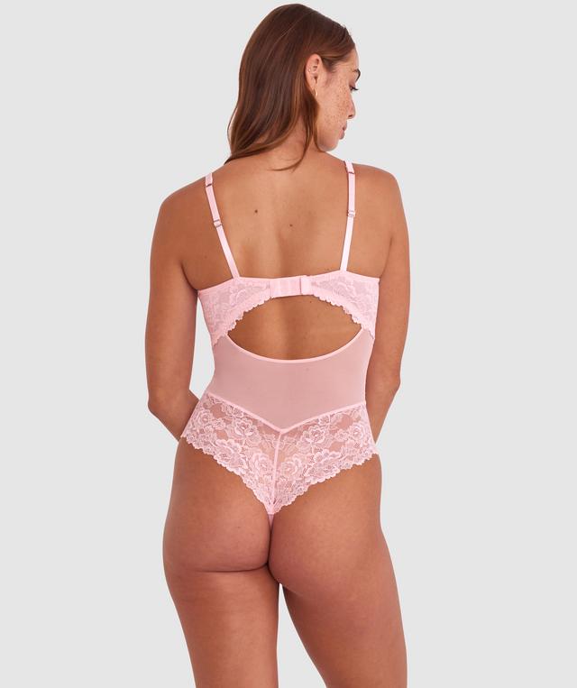 Bethany Underwire Bodysuit - Pale Pink